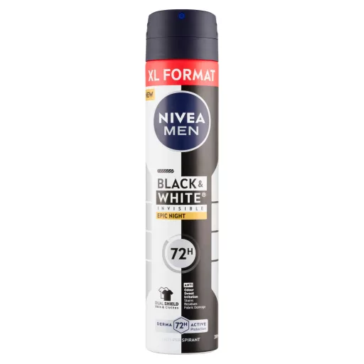 NIVEA MEN Black & White Invisible Epic Night izzadásgátló 200 ml
