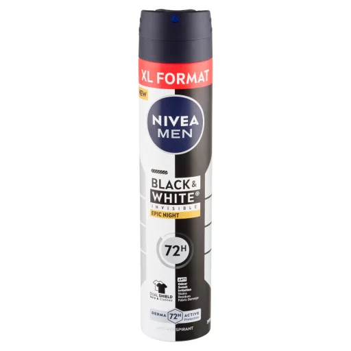 NIVEA MEN Black & White Invisible Epic Night izzadásgátló 200 ml
