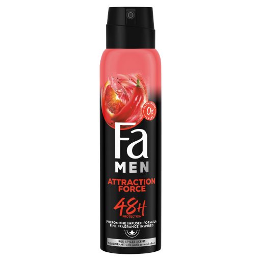 Fa Men Attraction Force deospray és testpermet vörös fűszeres illattal 150 ml