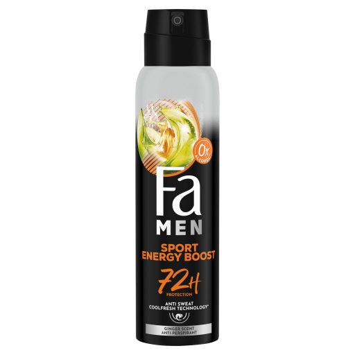 Fa Men Sport Energy Boost izzadásgátló deospray gyömbér illattal 150 ml