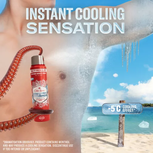 Old Spice Cold Spice Férfi Izzadásgátló Spray, 150 ml