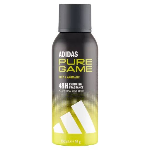 Adidas Pure Game dezodor intenzív & aromás illattal 150 ml
