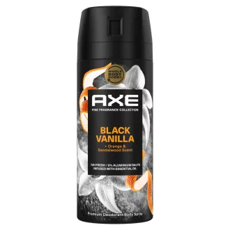   AXE Fine Fragrance Collection Black Vanilla + Orange & Sandalwood Scent dezodor 150 ml