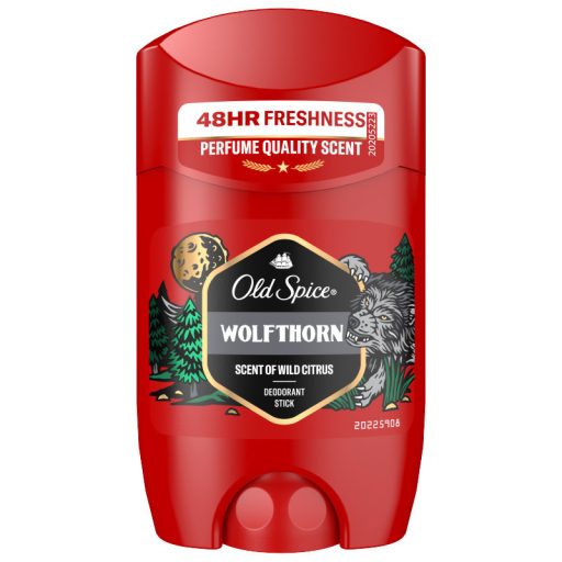 Old Spice Wolfthorn Stift Dezodor Férfiaknak, Alumíniummentes, 48 Órás Frissesség,  50 ml