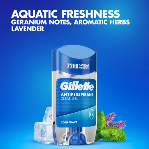 Gillette Cool Wave Izzadásgátló Gél Férfiaknak, 70 ml