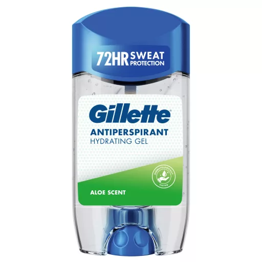 Gillette Aloe Scent Izzadásgátló Hidratáló Gél Férfiaknak, 70 ml