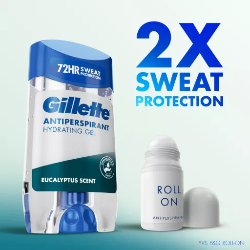 Gillette Eucalyptus Scent Izzadásgátló Hidratáló Gél Férfiaknak, 70 ml