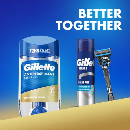 Gillette Champion Gold Izzadásgátló Gél Férfiaknak, 70 ml