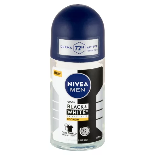Nivea MEN roll-on 50ml Invisible Black &White Epic Night