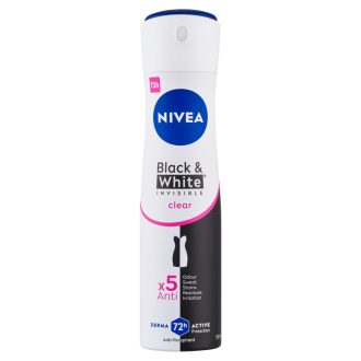 NIVEA Black & White Invisible Clear izzadásgátló 150 ml