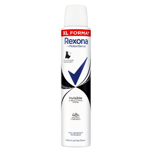 Rexona deo spray 200ml Invisible B&W
