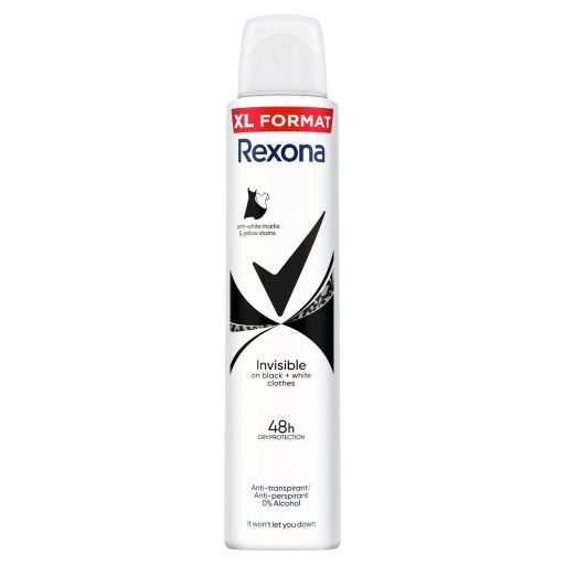 Rexona deo spray 200ml Invisible B&W