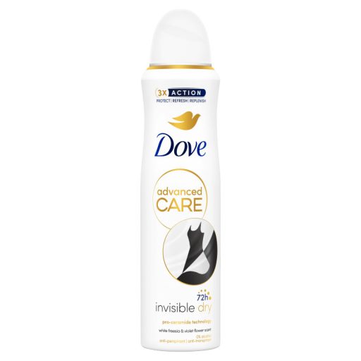 Dove Advanced Care Invisible Dry White Freesia & Violet Flower izzadásgátló 150 ml