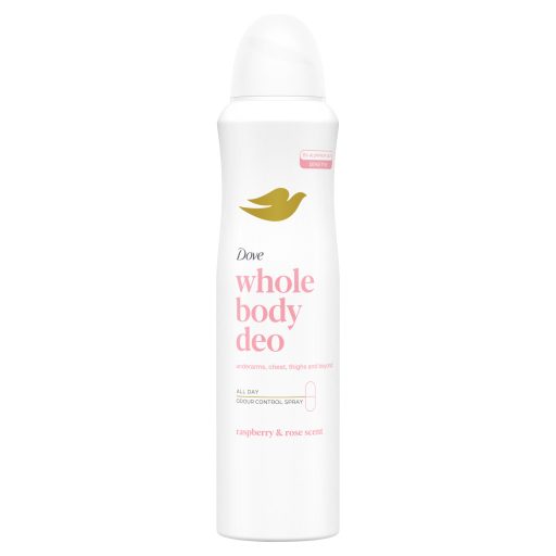 Dove Whole Body Raspberry & Rose Scent dezodor 150 ml