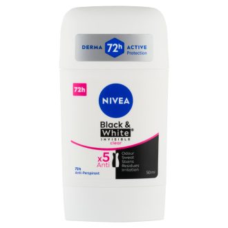 NIVEA Black & White Invisible Clear izzadásgátló 50 ml