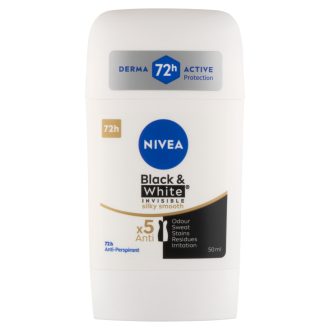 NIVEA Black & White Invisible Silky Smooth izzadásgátló 50 ml