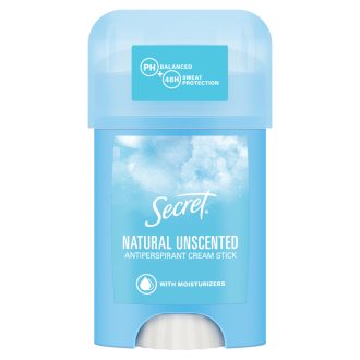  Secret Natural Illatmentes Női Izzadásgátló Krémstift, 40 ml