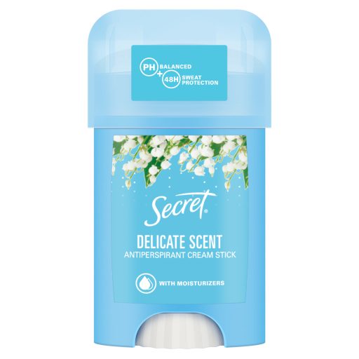 Secret Delicate Női Izzadásgátló Krémstift, 40 ml