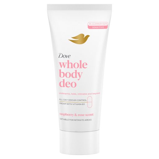 Dove Whole Body Raspberry & Rose Scent dezodor krém75 ml