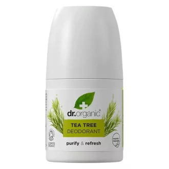   Dr.Organic alumíniummentes golyós dezodor bioaktív teafaolajjal 50 ml