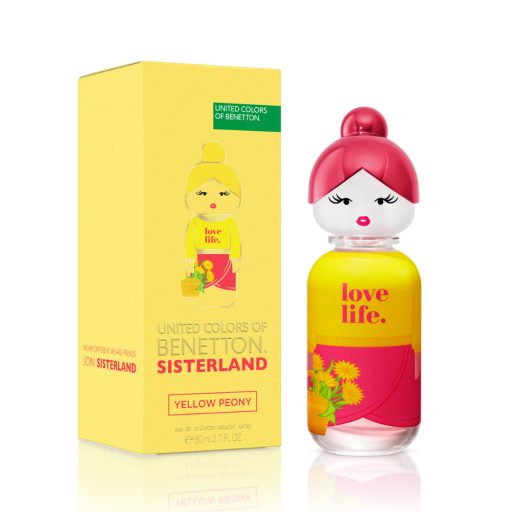 Benetton Colors Edt 80ml Sisterland Yellow Peony női