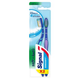 Signal Clean puha fogkefe 2 db