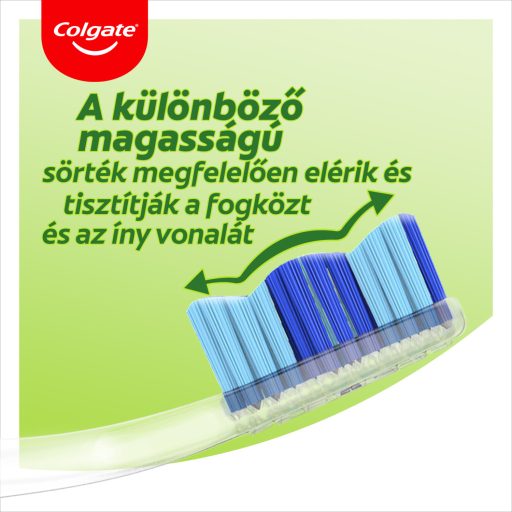 Colgate Twister közepes fogkefe 2 db
