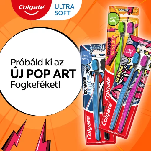 Colgate Ultra Soft lágy fogkefe 2 db