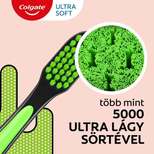 Colgate Ultra Soft lágy fogkefe 2 db