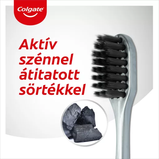 Colgate High Density Charcoal lágy fogkefe 1 db