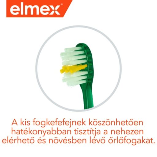 elmex Junior puha gyerek fogkefe 6-12 éves gyermekeknek 1 db