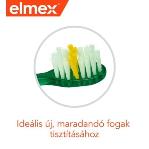 elmex Junior puha gyerek fogkefe 6-12 éves gyermekeknek 1 db