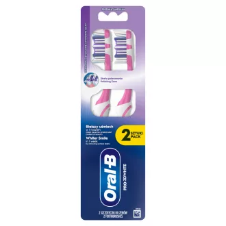   Oral-B PRO-3DWHITE Manuális Fogkefe, Fogfehérítés, Tisztítás, Polírozás, Közepesen,2