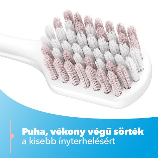 meridol Gum Protection + Sensitive lágy fogkefe érzékeny fogínyre 1 db