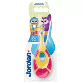 Jordan gyerek fogkefe Step by Step 0-2 éves - Lány