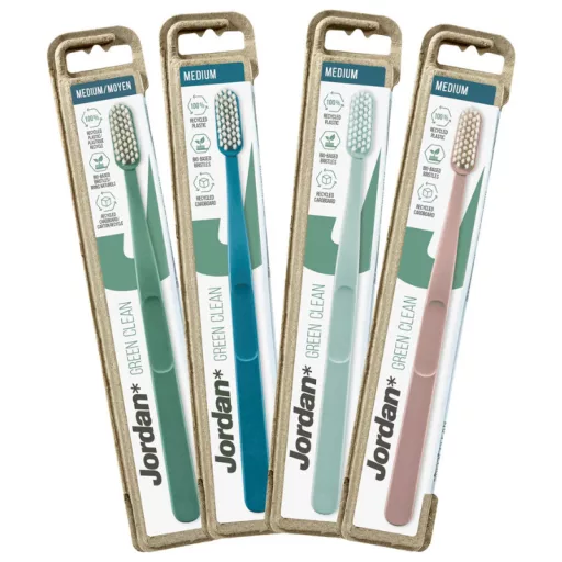 Jordan fogkefe Green Clean medium - Zöld