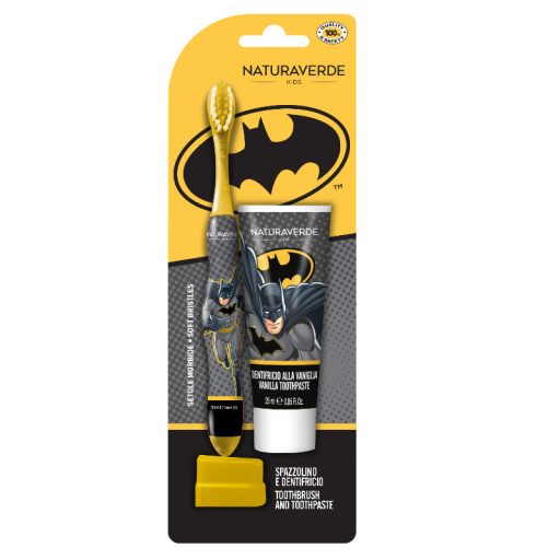 Naturaverde szett fogkefe + fogkrém Batman