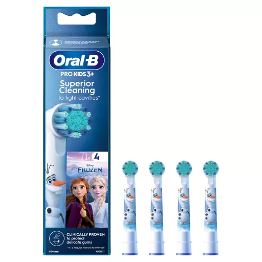 Oral-B Kids Elektromos Fogkefefejek Disney Jégvarázs Kiadásban, 4 Db