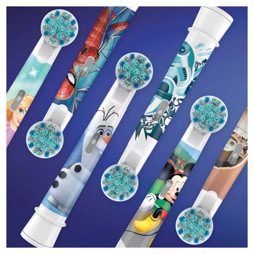 Oral-B Kids Elektromos Fogkefefejek Disney Jégvarázs Kiadásban, 4 Db