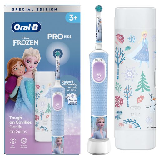 Oral-B D103 gyerek elek. fogkefe Vitality PRO Frozen II + útitok