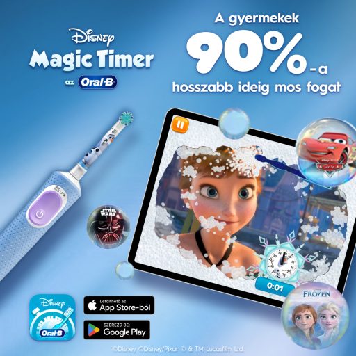 Oral-B D103 gyerek elek. fogkefe Vitality PRO Frozen II + útitok
