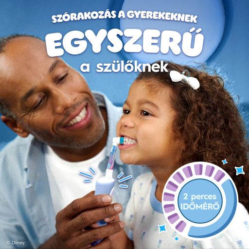 Oral-B D103 gyerek elek. fogkefe Vitality PRO Frozen II + útitok