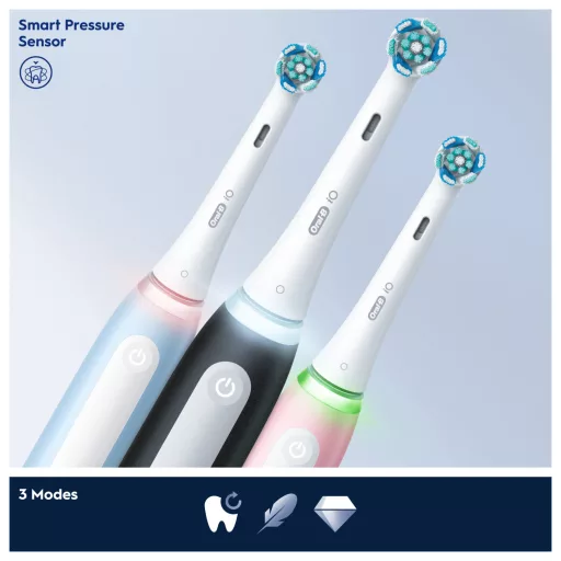 Oral-B iO 3 Elektromos Fogkefe, Rózsaszín