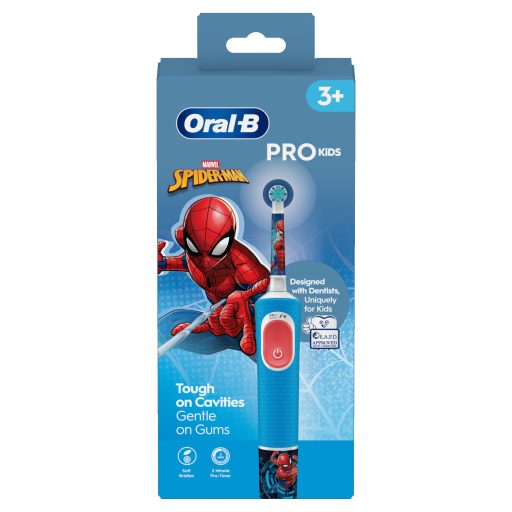 Oral-B Pro Kids Pókember Elektromos Fogkefe Braun Tervezéssel