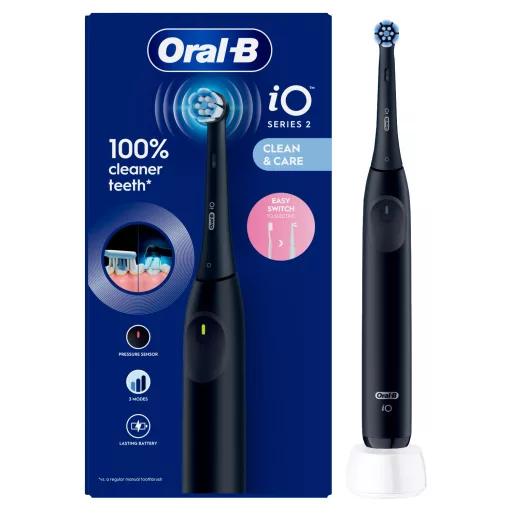 Oral-B iO 2 Elektromos Fogkefe, Éjfekete