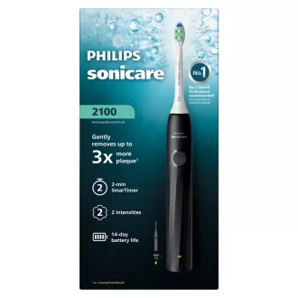 Philips Sonicare elek. Fogkefe fekete S2100 HX4021/02