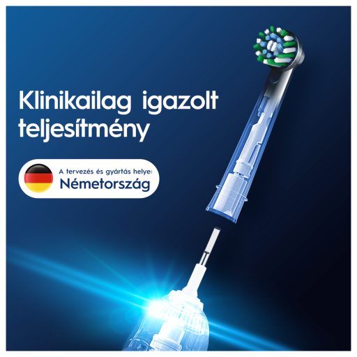 Oral-B EB50BK-2 elek. fogkefe pótfej 2db Cross Action Black X-sörte