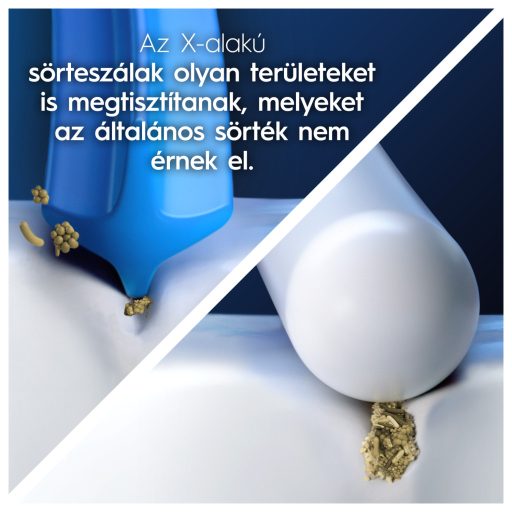 Oral-B EB18-4 elek. fogkefe pótfej 4db 3D White pótfej X-sörte