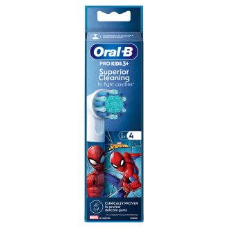 Oral-B EB10-4 elek. fogkefe pótfej 4db Spiderman