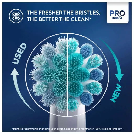 Oral-B Pro Kids Fogkefefej Pókember Figurákkal, 4 db